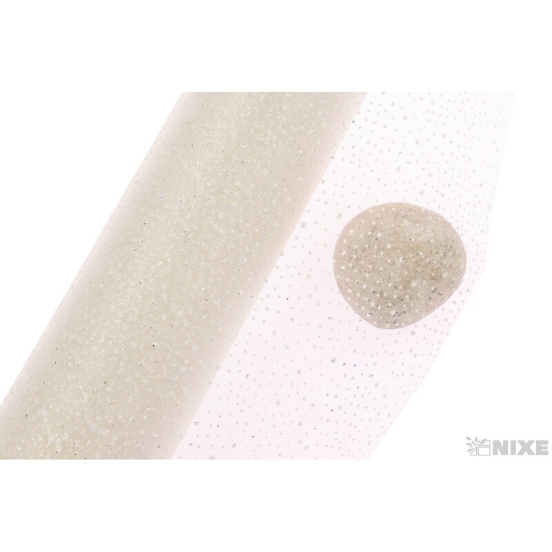 ORGANZA BRONZING 696 12cmx10yd*KRÉMOVÁ