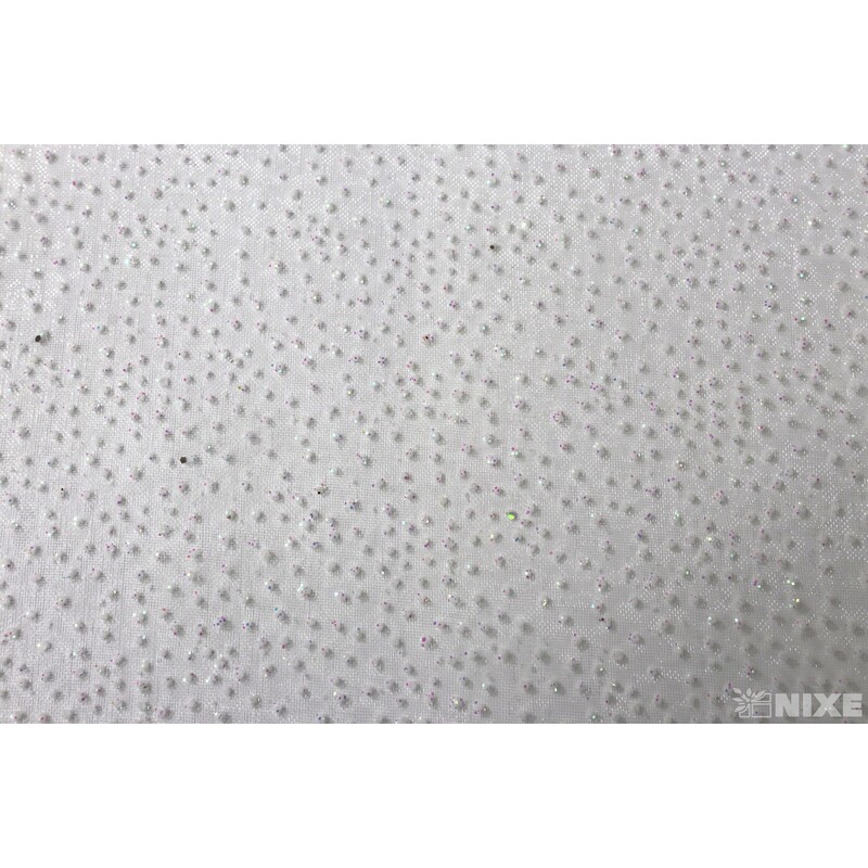 ORGANZA VZOR 696 39cmx10yd*BÍLÁ