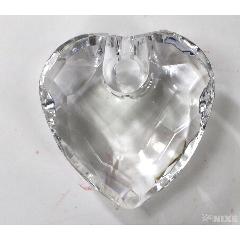 SRDCE NAVL. AKRYL 3cm 20ks*PRŮHLEDNÁ