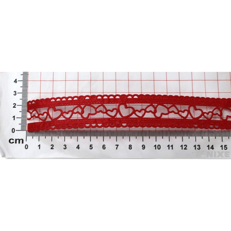 STUHA 2703 25mmx10yd SRDCE*MIX BAREV