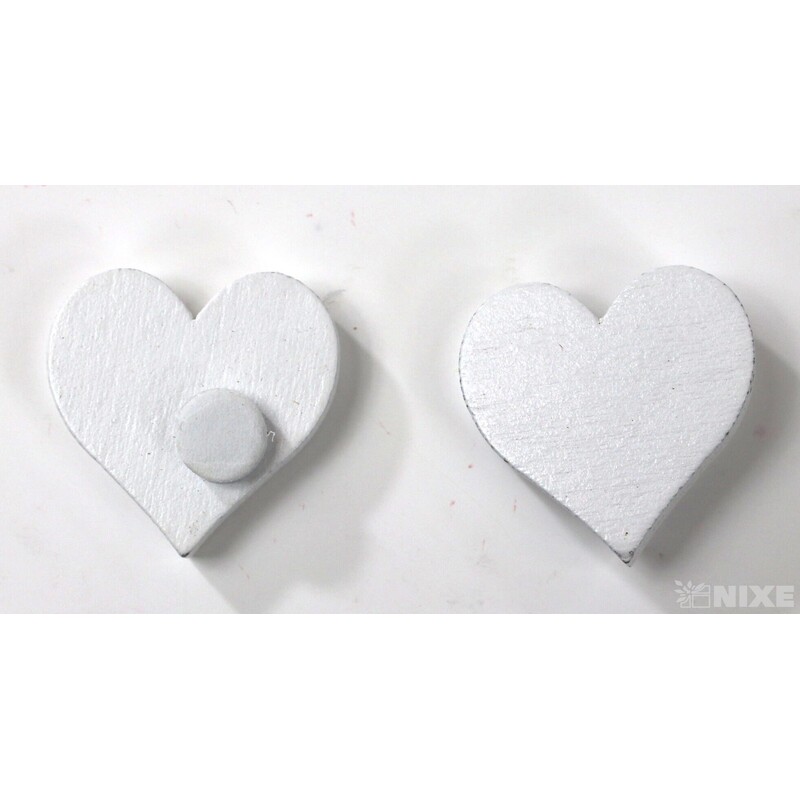 SRDCE NALEP. 2cm 15ks*BÍLÁ