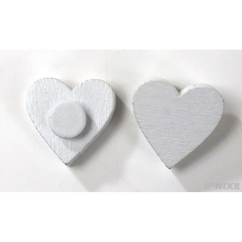 SRDCE NALEP. 1,5cm 20ks*BÍLÁ