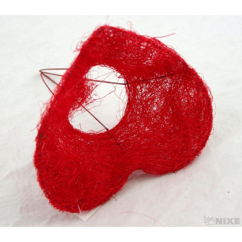 PODLOŽKA SRDCE 15cm 10ks*ČERVENÉ