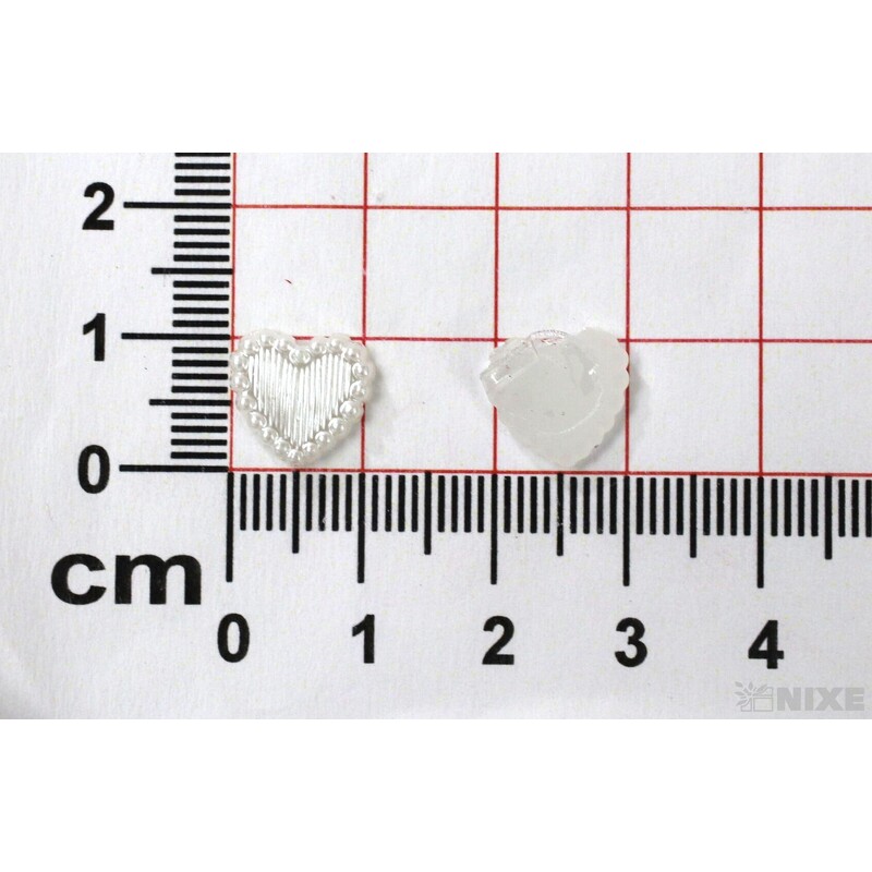SRDÍČKA NALEP. 1cm 112ks*PERLEŤOVÁ