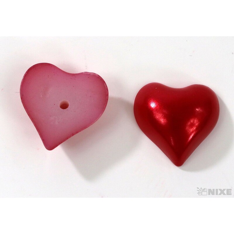 SRDÍČKA NALEP. 1,5cm 60ks*ČERVENÁ