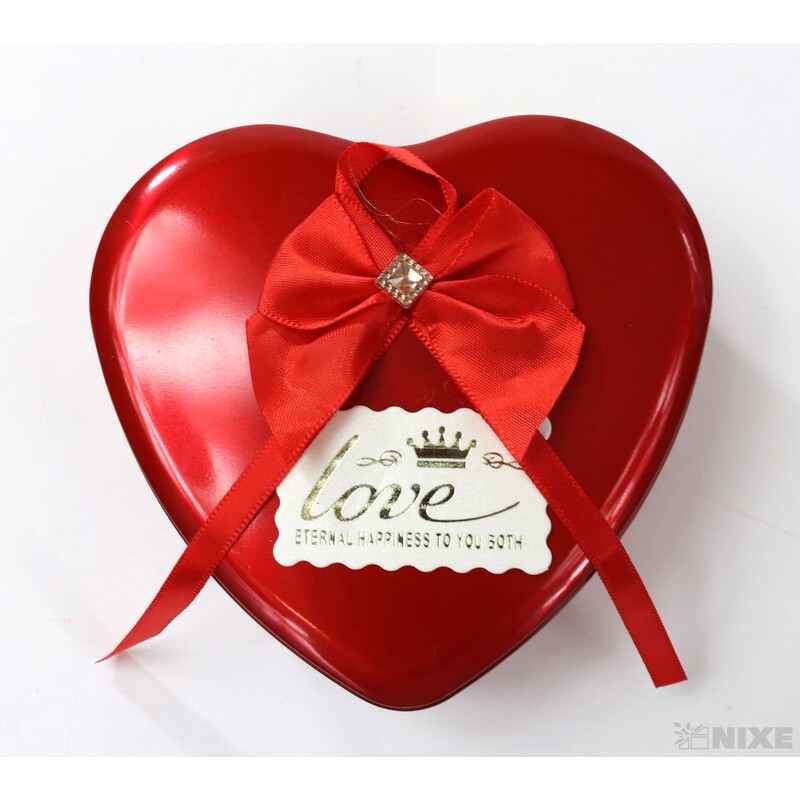 PLECHOVÉ SRDCE 11,5cm*