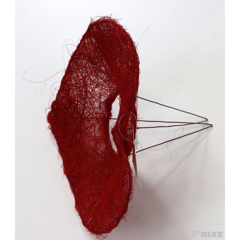 PODLOŽKA SRDCE 22cm 10ks*ČERVENÉ