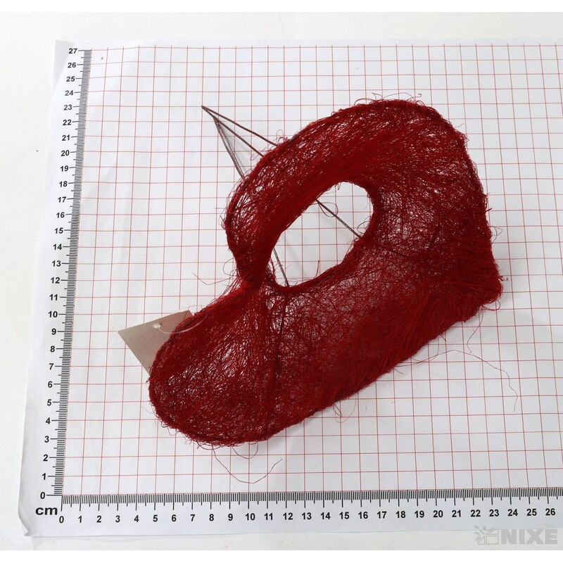 PODLOŽKA SRDCE 22cm 10ks*ČERVENÉ