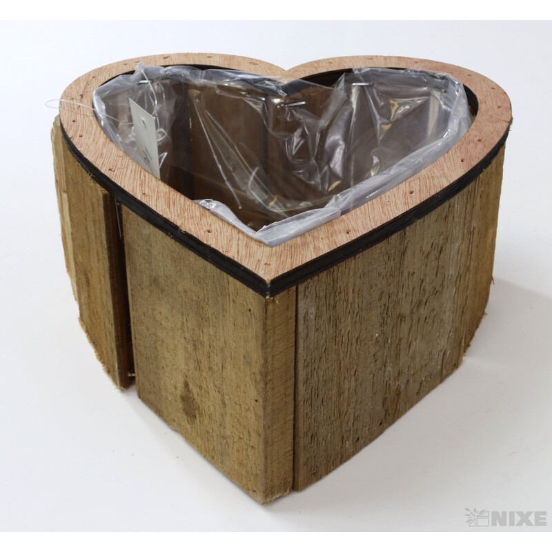 SRDCE DŘEVO 20x10cm*PŘÍRODNÍ