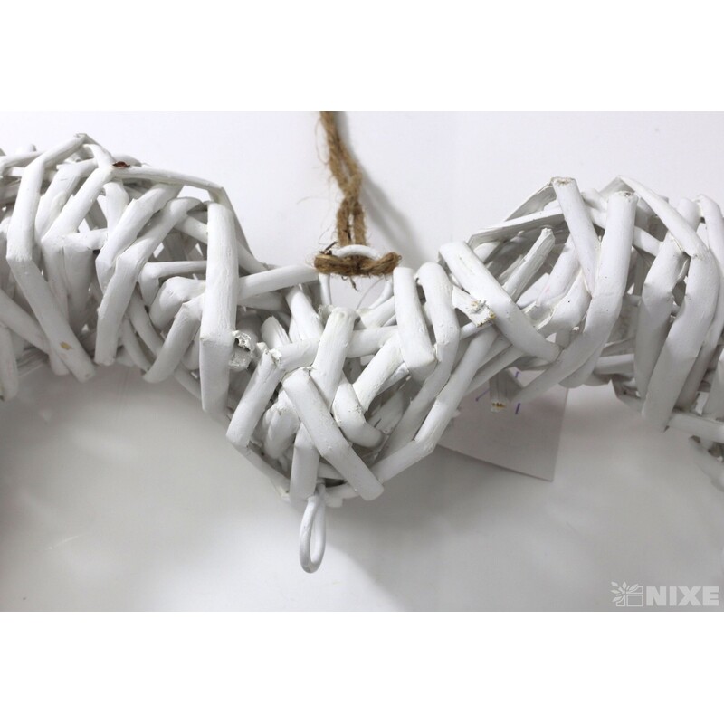 SRDCE ZÁVĚS 44cm*BÍLÁ