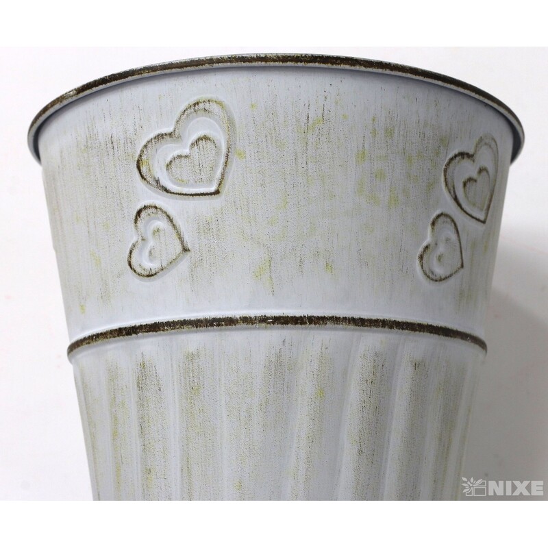 PLECHOVÝ OBAL 12x10,5cm*BÍLÁ