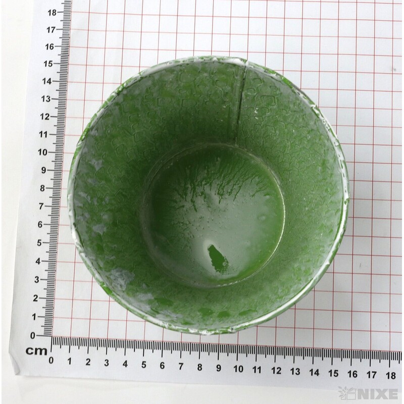 PLECHOVÝ OBAL 12x10cm*ZELENÁ