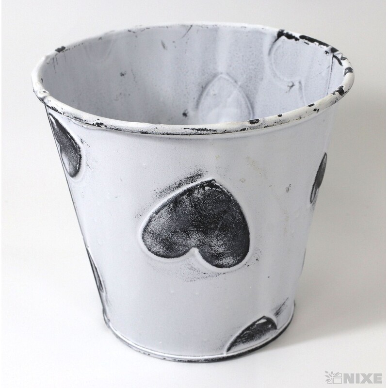 PLECHOVÝ OBAL 11x10cm*BÍLÁ