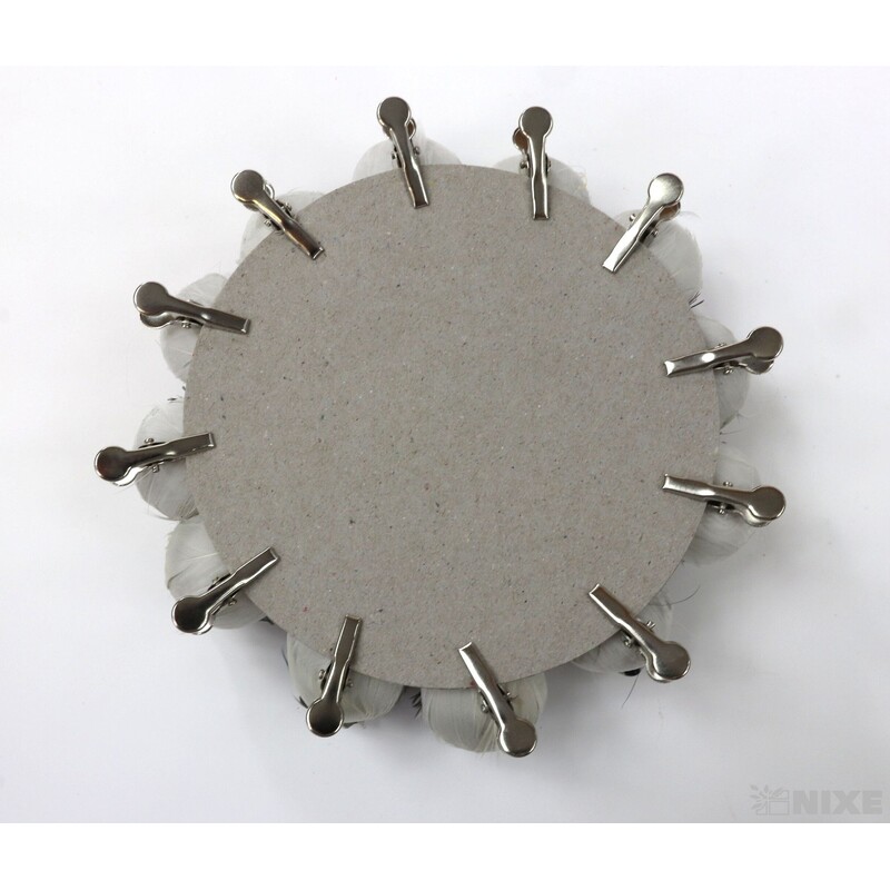 PTÁČEK KLIPS 5x8cm 12ks*PŘÍRODNÍ