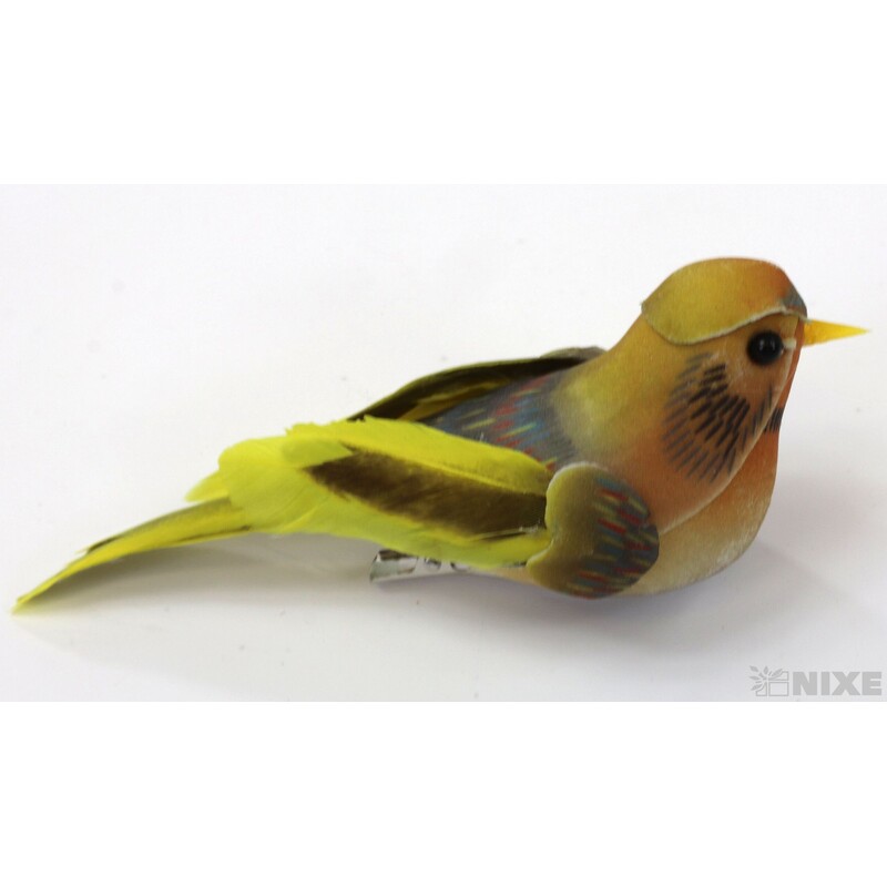 PTÁČEK KLIPS 11cm 3ks*MIX BAREV