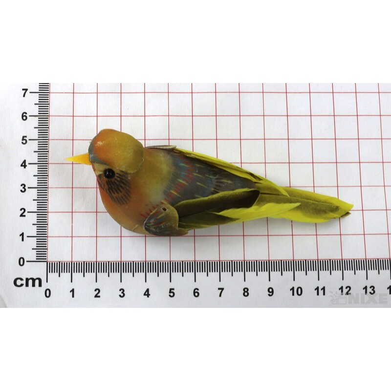 PTÁČEK KLIPS 11cm 3ks*MIX BAREV