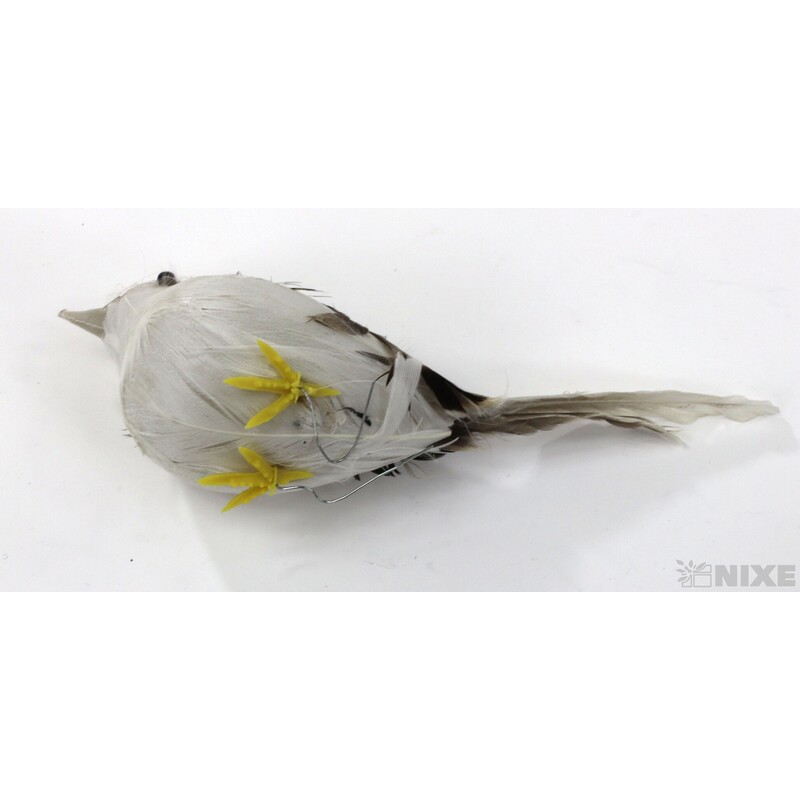 PTÁČEK KLIPS 12cm 12ks*PŘÍRODNÍ