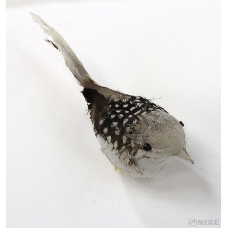 PTÁČEK KLIPS 12cm 12ks*PŘÍRODNÍ