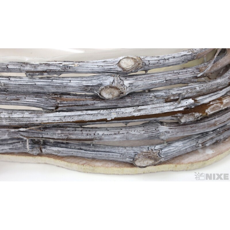 OBAL SRDCE D 35x6cm*BÍLÁ