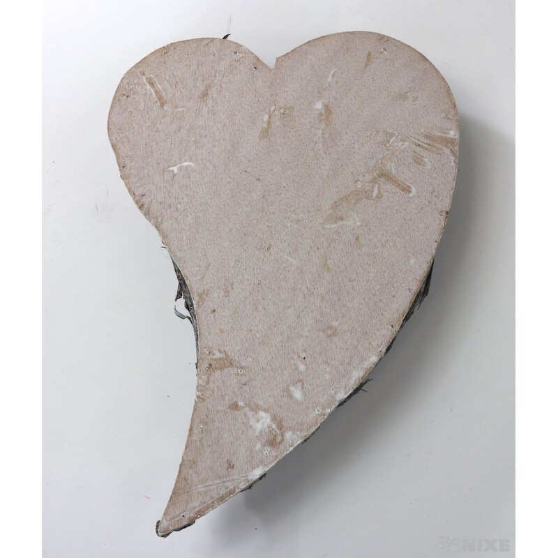 OBAL SRDCE D 35x6cm*BÍLÁ