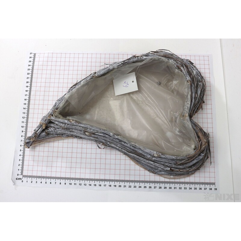 OBAL SRDCE D 35x6cm*BÍLÁ