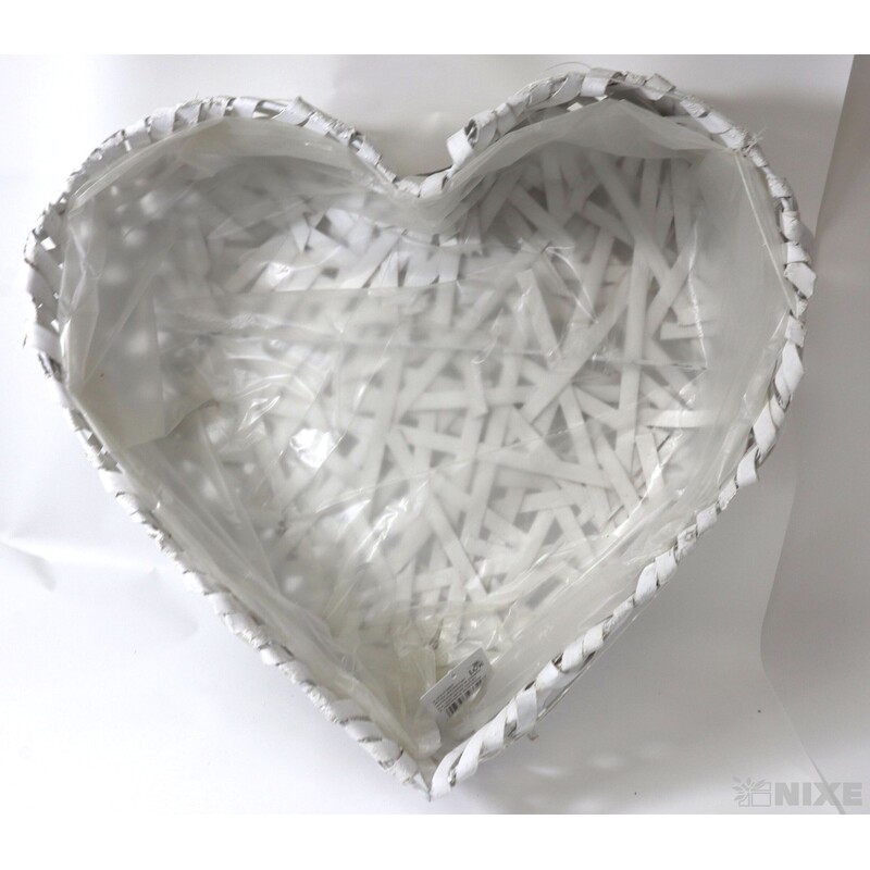 OBAL SRDCE 34x9cm 29x9 24x9*BÍLÁ