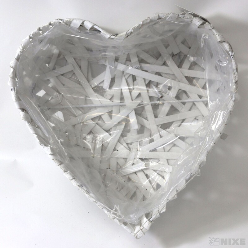 OBAL SRDCE 34x9cm 29x9 24x9*BÍLÁ