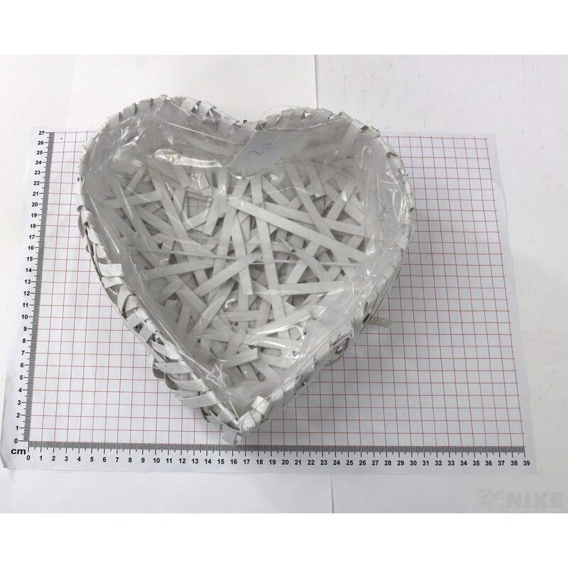 OBAL SRDCE 34x9cm 29x9 24x9*BÍLÁ