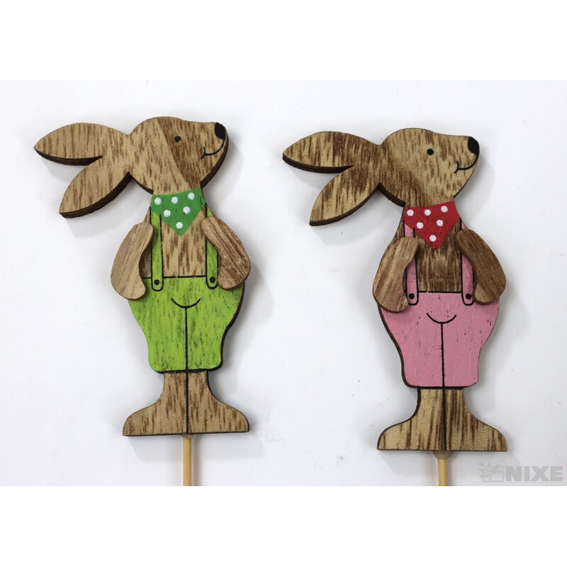 ZÁPICH ZAJÍC 8x28cm 12ks*MIX BAREV