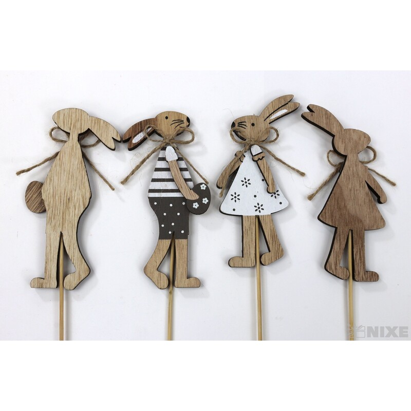 ZÁPICH ZAJÍC 11,5x33cm 8ks*MIX BAREV