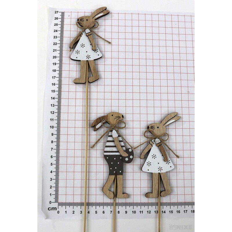 ZÁPICH ZAJÍC 11,5x33cm 8ks*MIX BAREV