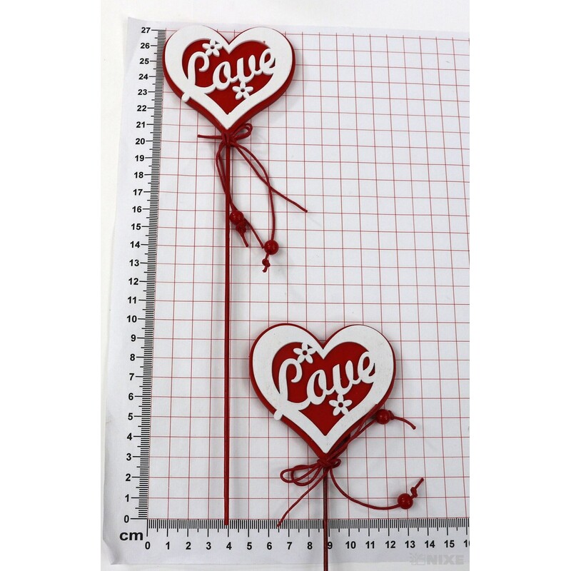 ZÁPICH SRDCE 7x27cm 8ks*