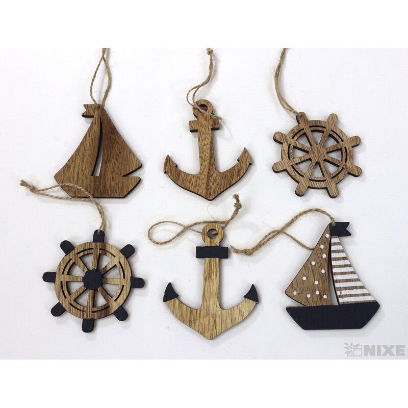 ZÁVĚS MOŘE MIX 8-9cm 6ks*