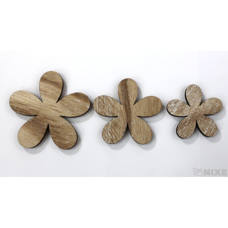 KVÍTEK 4,5-6,5cm 12ks*PŘÍRODNÍ