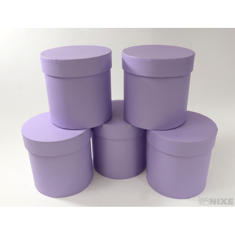 KVĚTINOVÝ BOX 5ks pr. 12x12cm*FIALOVÁ