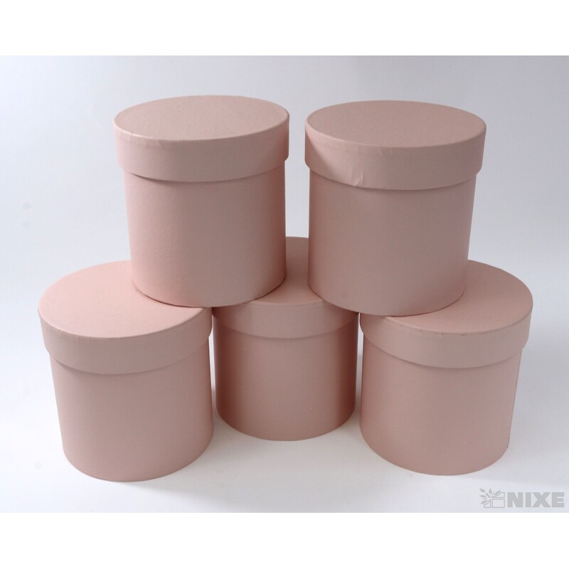 KVĚTINOVÝ BOX 5ks pr. 12x12cm*RŮŽOVÁ