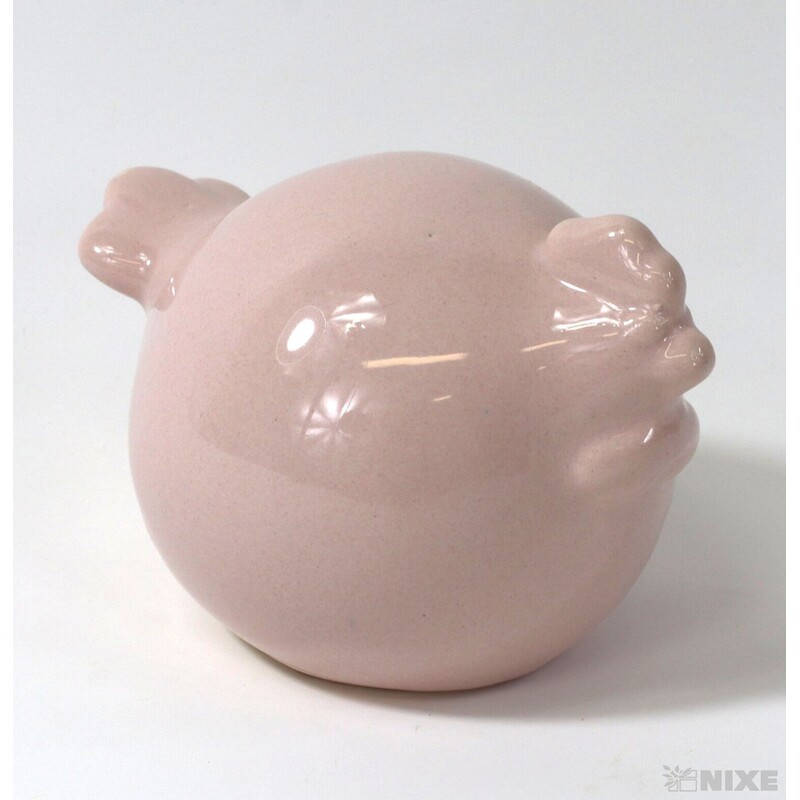 SLEPICE KERAMIKA 8x6cm*RŮŽOVÁ