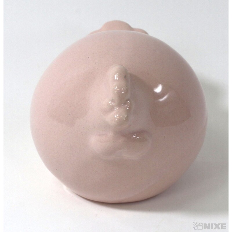 SLEPICE KERAMIKA 8x6cm*RŮŽOVÁ