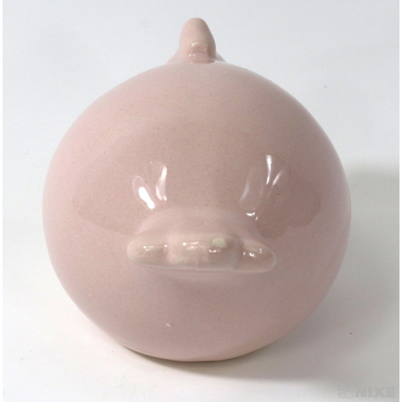 SLEPICE KERAMIKA 8x6cm*RŮŽOVÁ