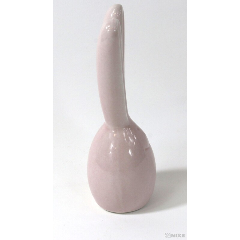 ZAJÍC PORCELÁN 10,5cm*RŮŽOVÁ