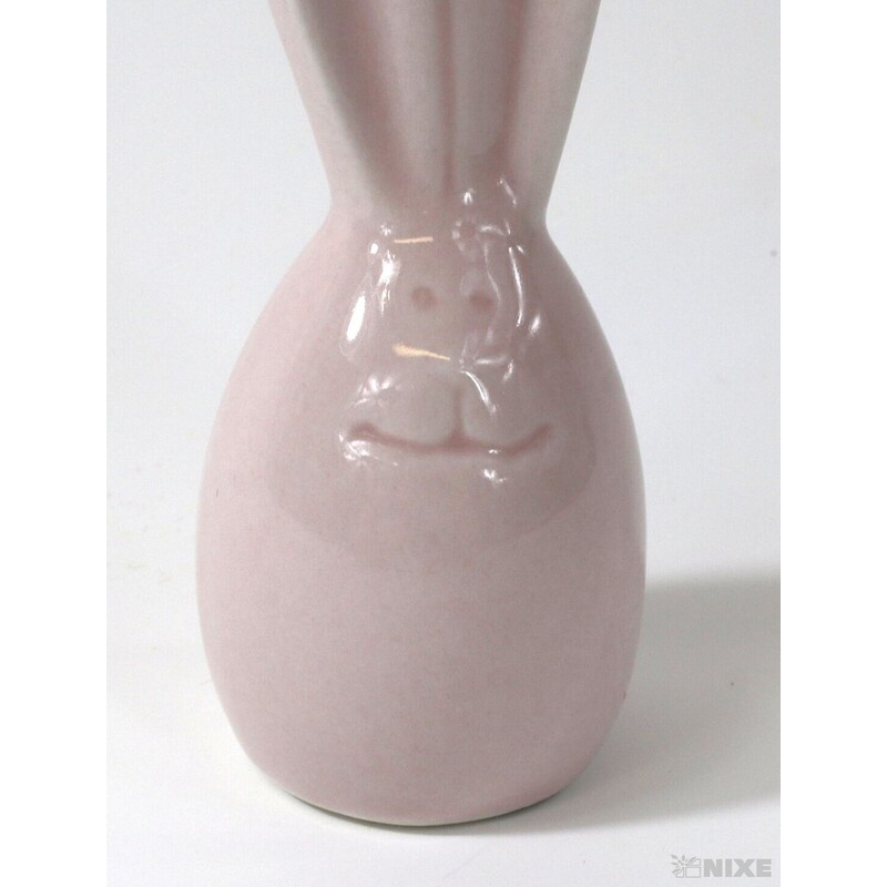 ZAJÍC PORCELÁN 10,5cm*RŮŽOVÁ