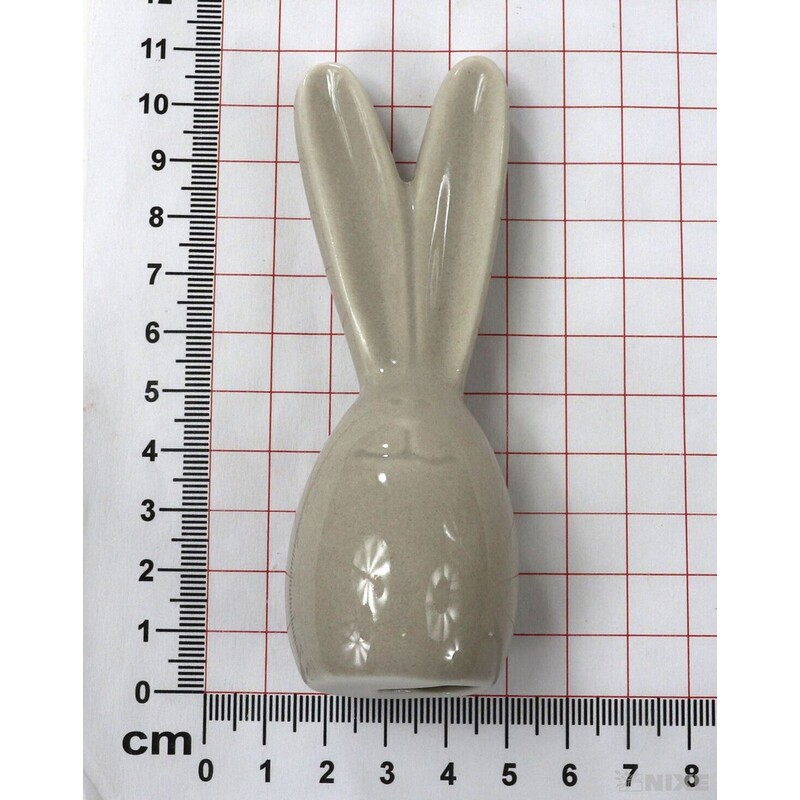 ZAJÍC PORCELÁN 10,5cm*HNĚDÁ