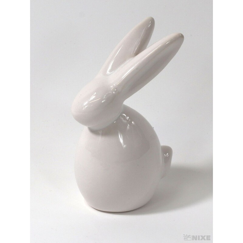 ZAJÍC KERAMIKA 8cm*BÍLÁ