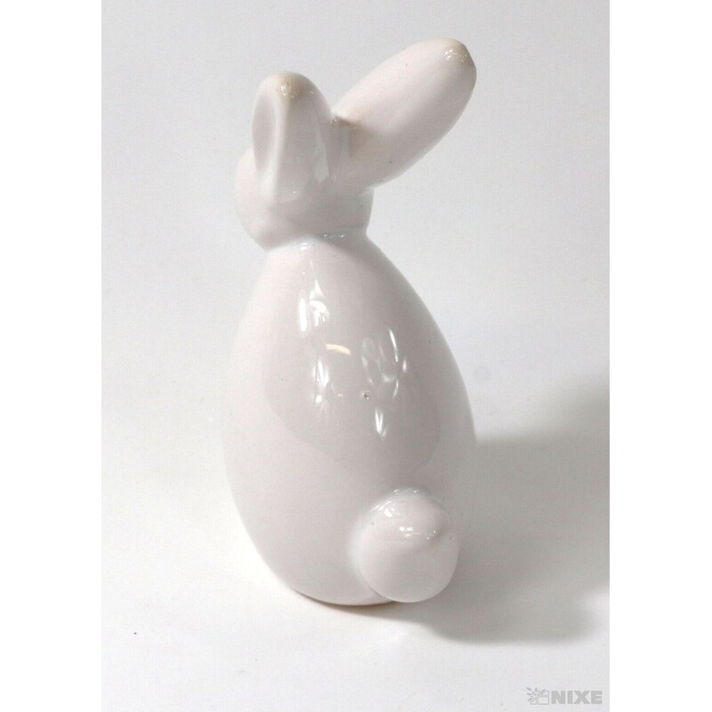ZAJÍC KERAMIKA 8cm*BÍLÁ