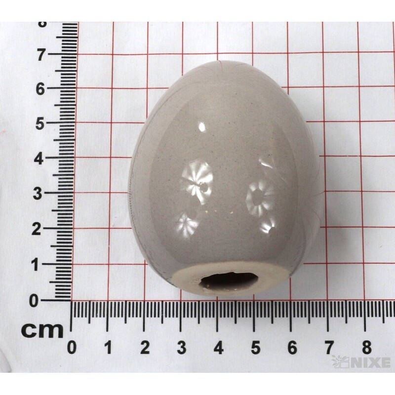 VEJCE PORCELÁN 6cm*ŠEDÁ