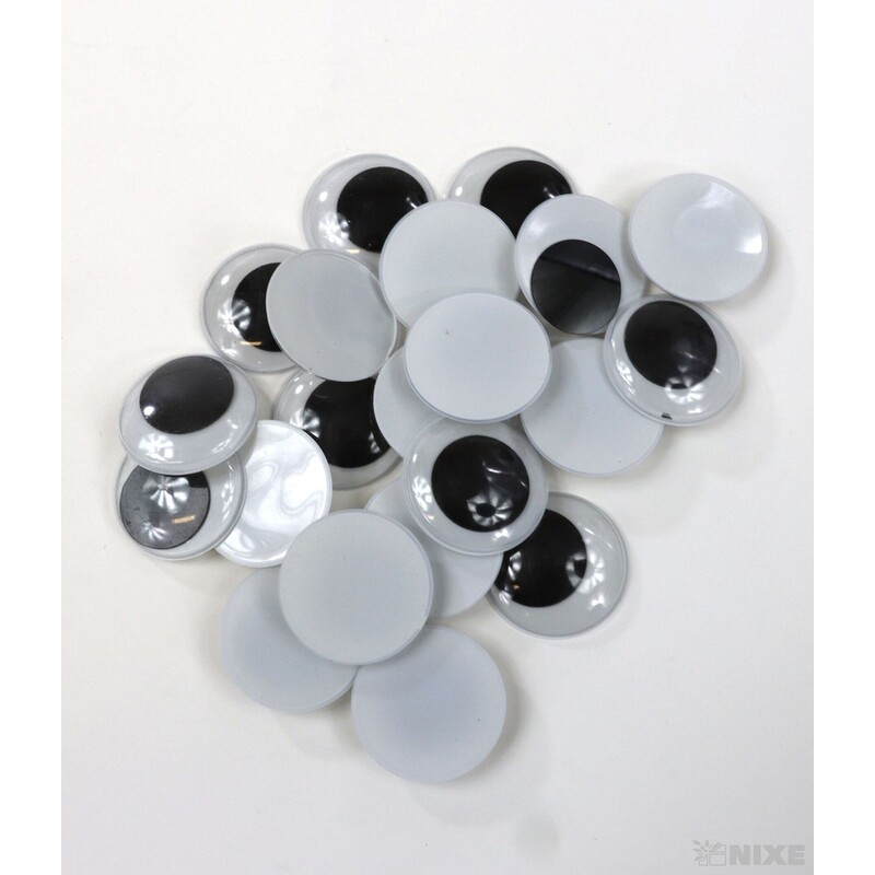 OČI PLASTOVÉ 3cm 500ks*