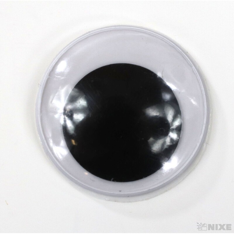 OČI PLASTOVÉ 3cm 500ks NALEP