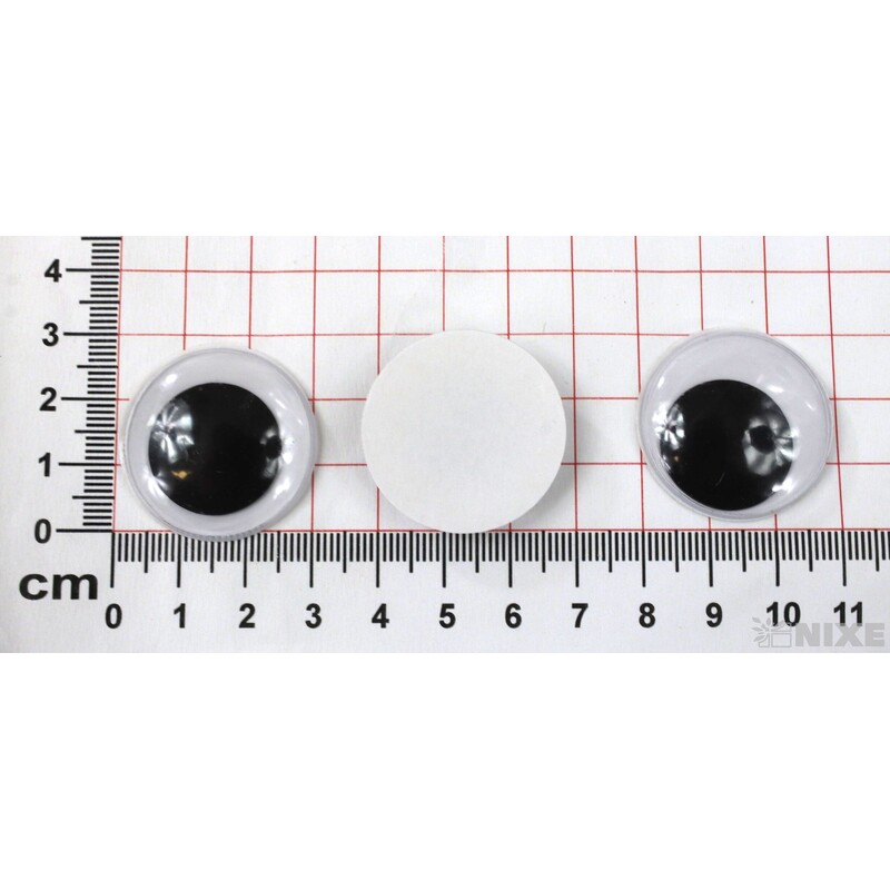 OČI PLASTOVÉ 3cm 500ks NALEP