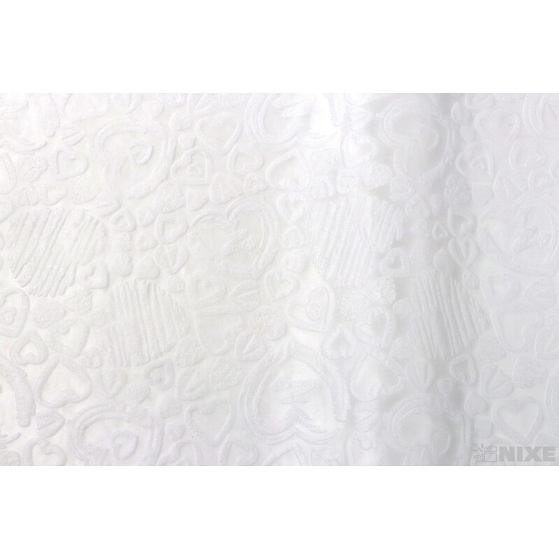 ARCH PLAST SRDCE 55x60cm 20ks*BÍLÁ