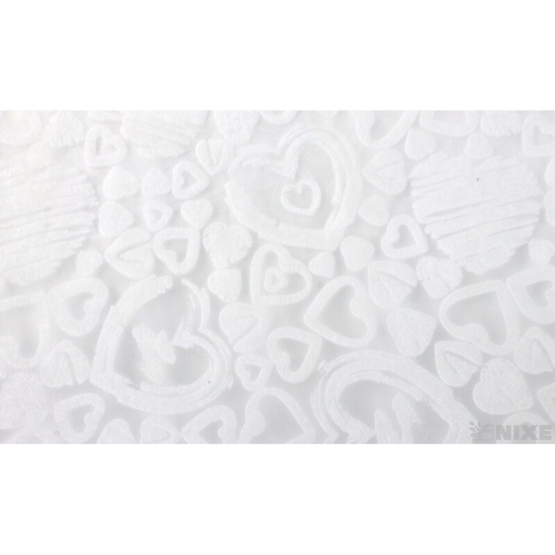 ARCH PLAST SRDCE 55x60cm 20ks*BÍLÁ